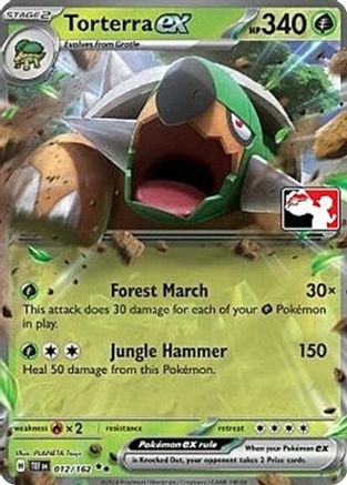 Torterra ex (012/162) [Prize Pack Series Cards] Holofoil - Double Rare