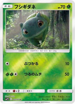 Bulbasaur - 002/024 (002/024) - smP2 Great Detective Pikachu Holofoil