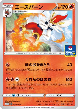 Cinderace - 022/S-P (022/S-P) - SP Sword  Shield Promos