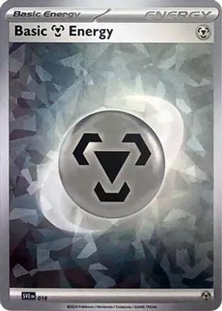 Basic Metal Energy (Cracked Ice Holo) (016) [SVE Scarlet & Violet Energies] Holofoil - Common