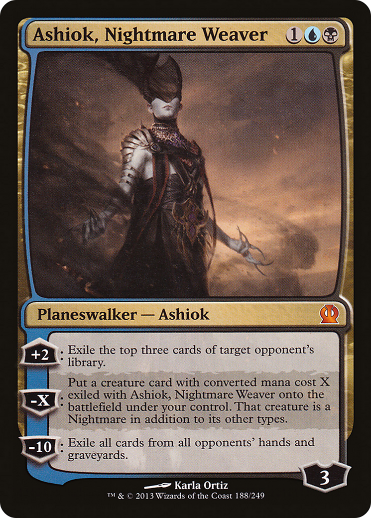 Ashiok, Nightmare Weaver (THS-188) [Theros] Foil