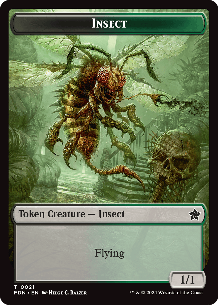 Insect (TFDN-021) [Foundations Tokens]