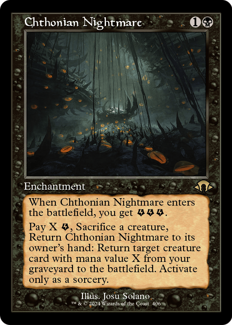 Chthonian Nightmare (Retro Frame) (MH3-406) [Modern Horizons 3] Foil