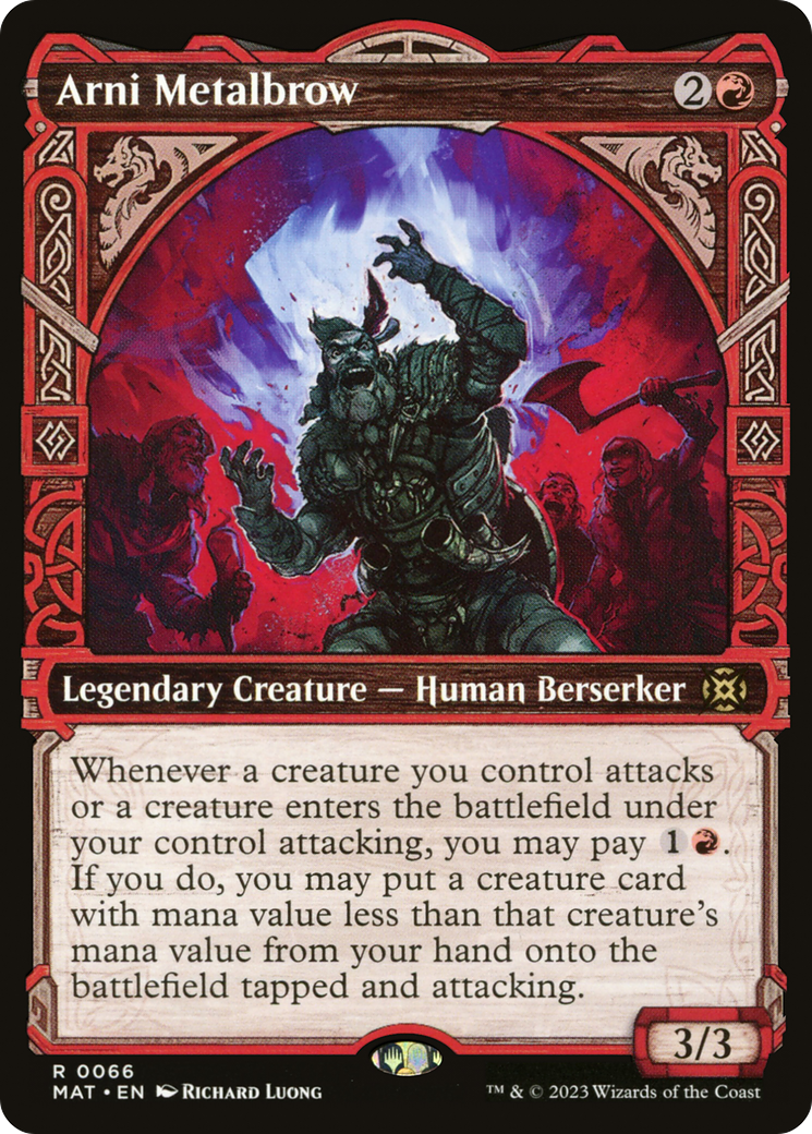 Arni Metalbrow (Showcase) (MAT-066) [March of the Machine: The Aftermath] Foil