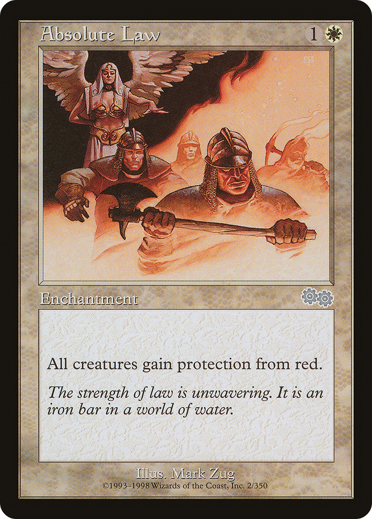 Absolute Law (USG-002) [Urza's Saga]