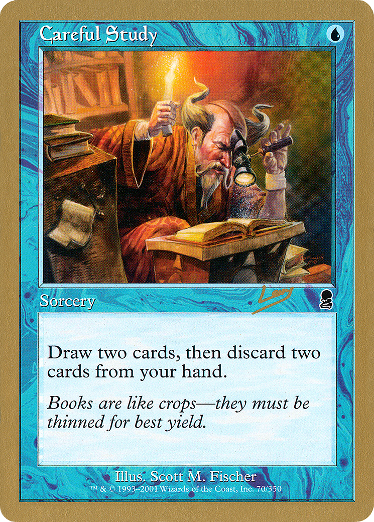 Careful Study - 2002 Raphael Levy (ODY) [World Championship Decks 2002]