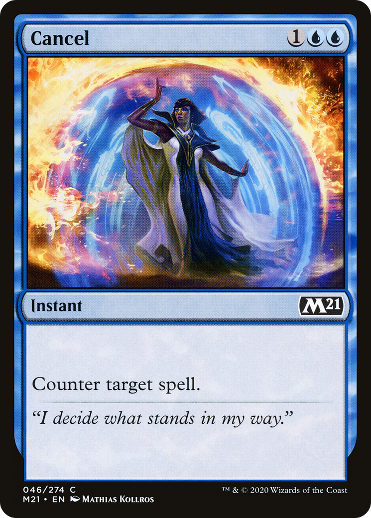Cancel (M21-046) [Core Set 2021] Foil