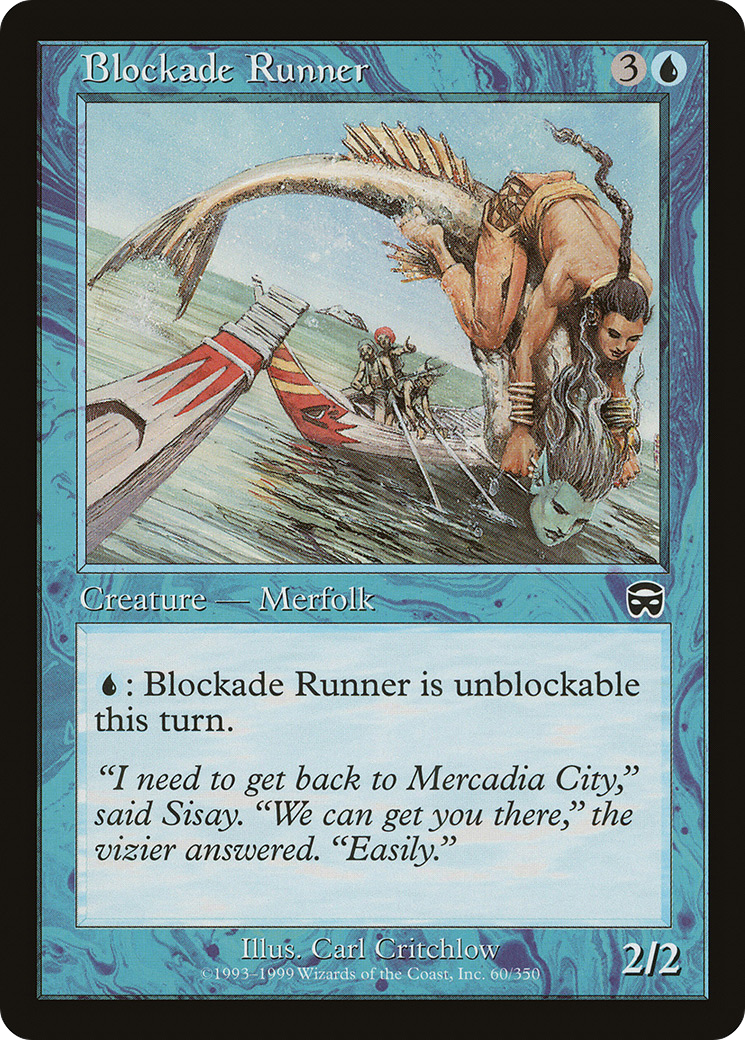 Blockade Runner (MMQ-060) [Mercadian Masques] Foil