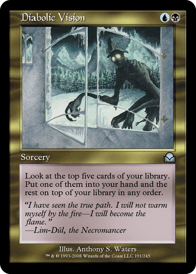 Diabolic Vision (ME2-191) [Masters Edition II] Foil