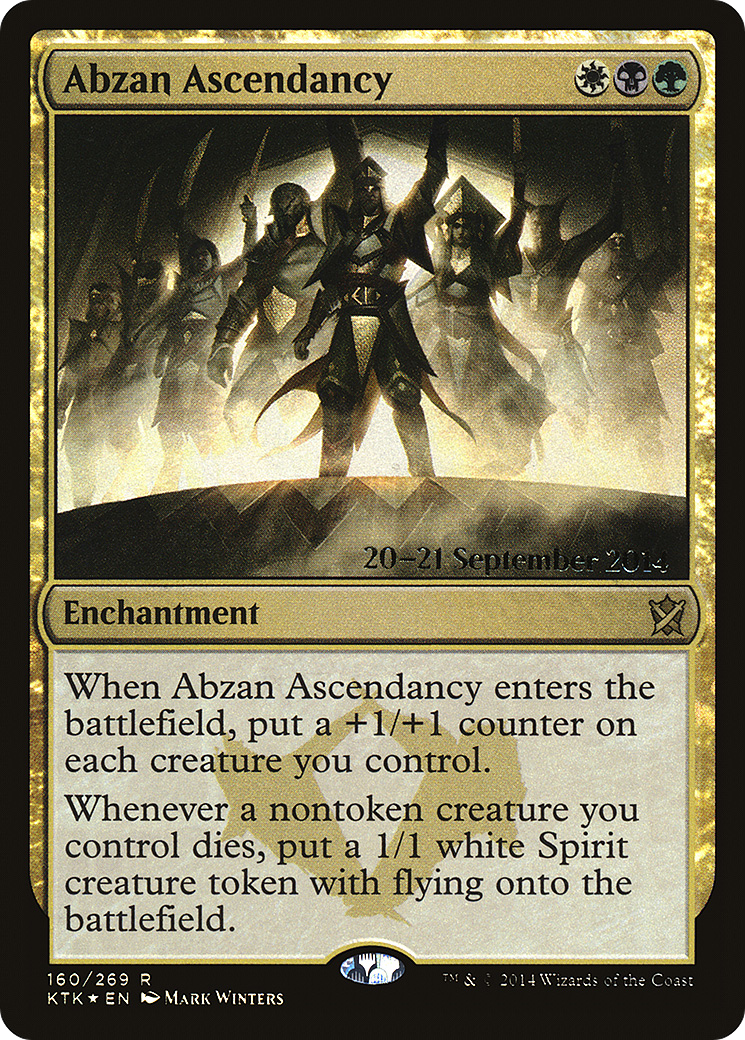 Abzan Ascendancy (PRE-160S) [Khans of Tarkir Promos] Foil