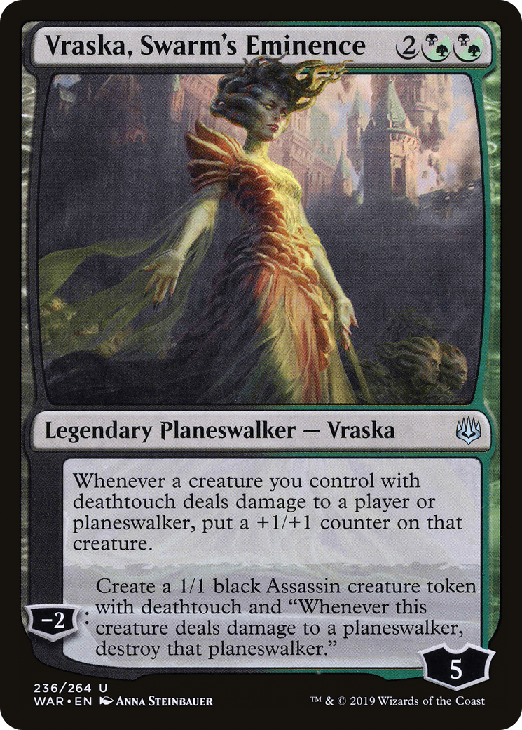 Vraska, Swarm's Eminence (WAR-236) [War of the Spark]