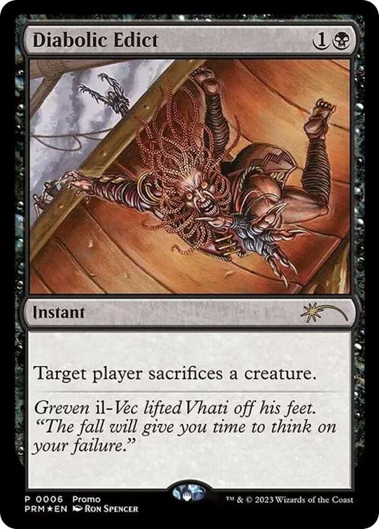 Diabolic Edict (Graphic Novel Insert) (MEDIA-006) [Media and Collaboration Promos] Foil