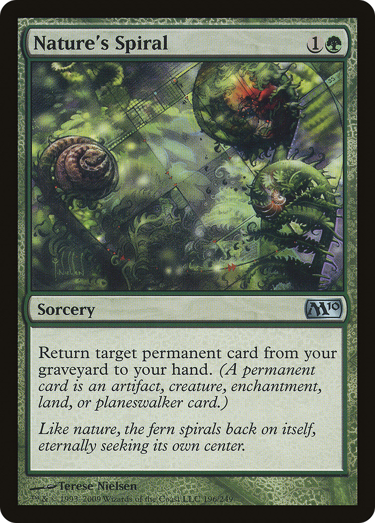 Nature's Spiral (M10-196) [Magic 2010] Foil