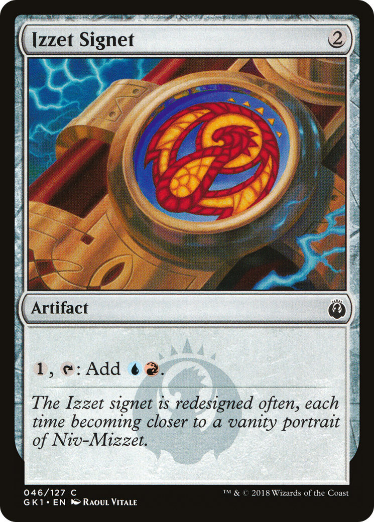 Izzet Signet (GR1-046) [GRN Guild Kit]