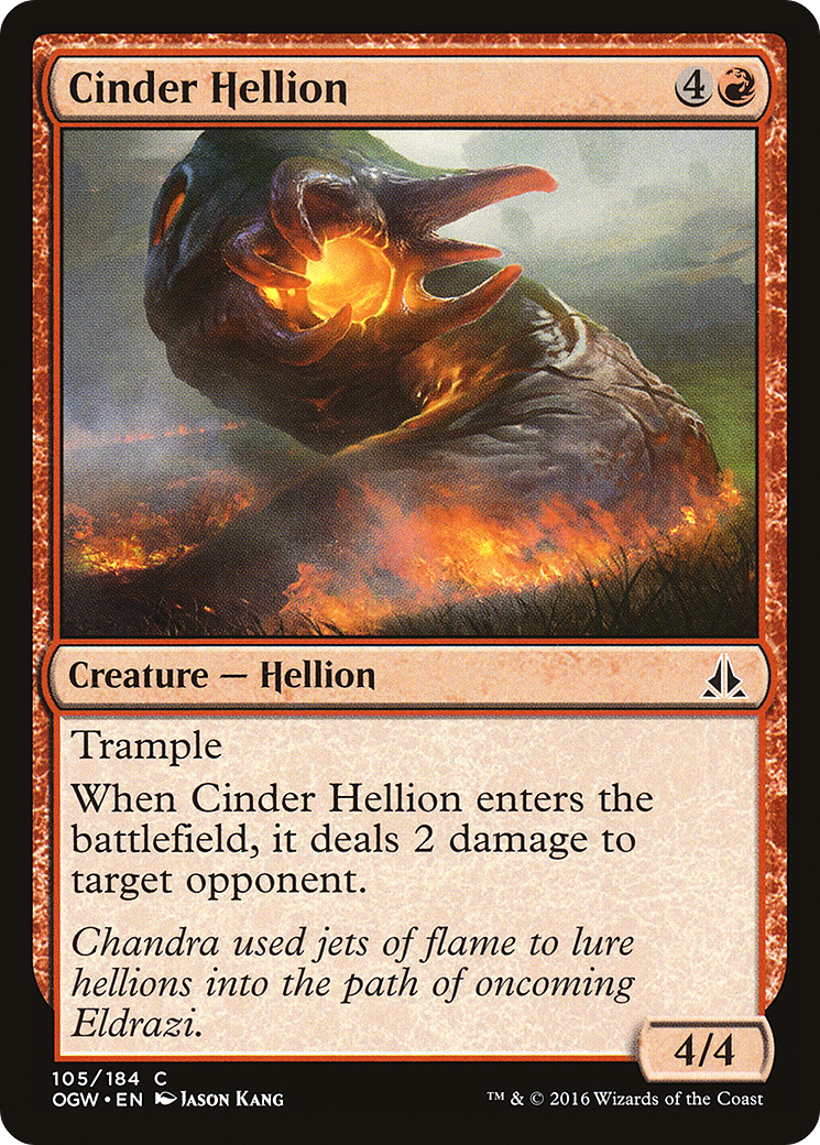 Cinder Hellion (OGW-105) [Oath of the Gatewatch]