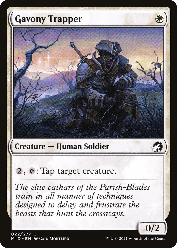 Gavony Trapper (MID-022) [Innistrad: Midnight Hunt] Foil
