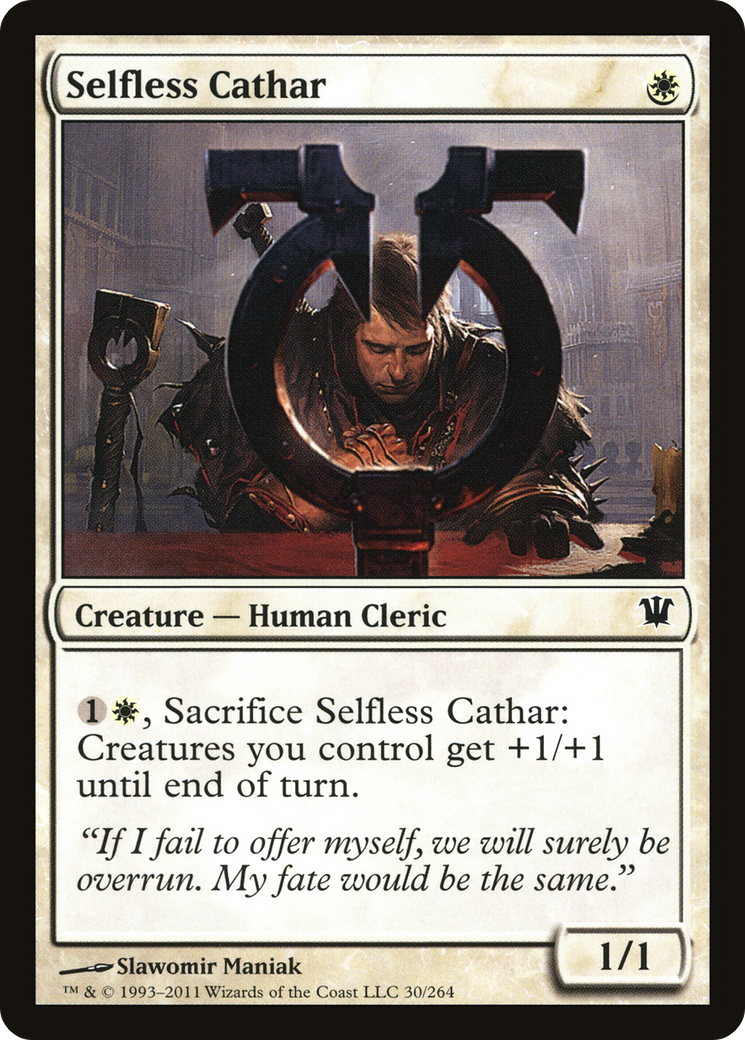 Selfless Cathar (ISD-030) [Innistrad] Foil