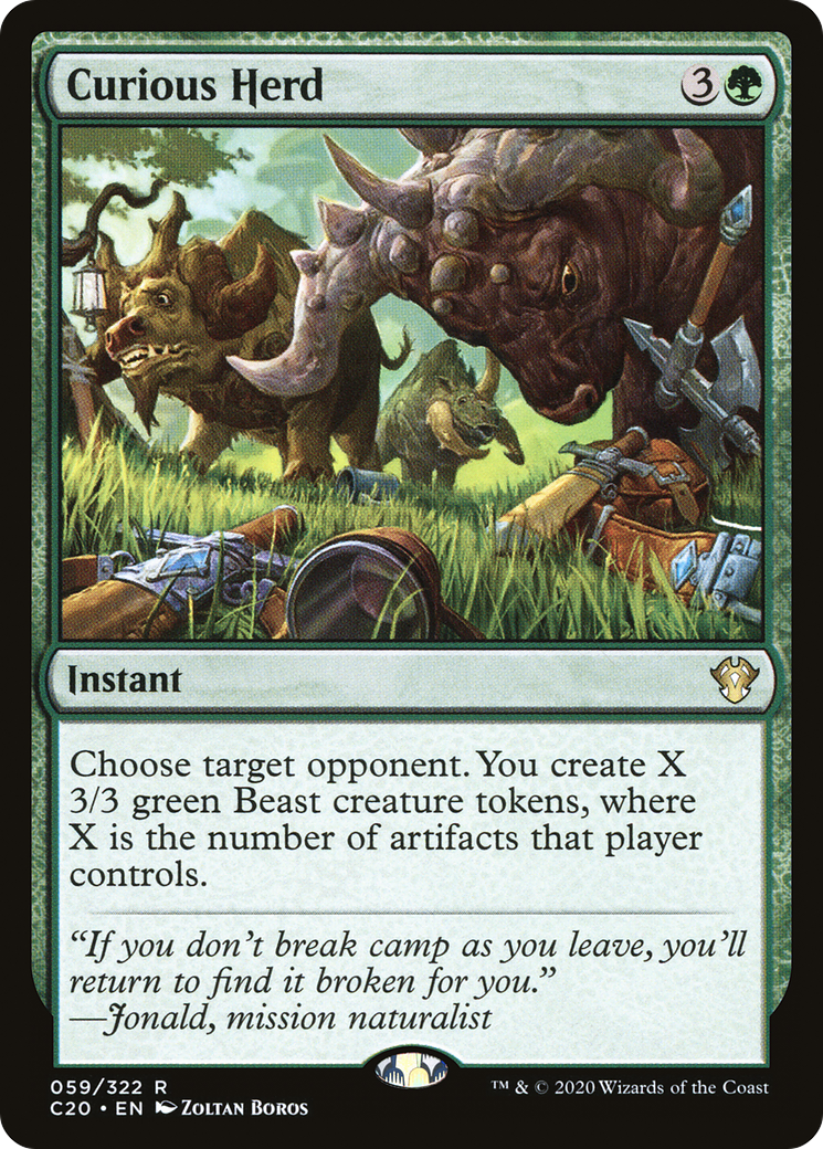 Curious Herd (C20-059) [Commander 2020]