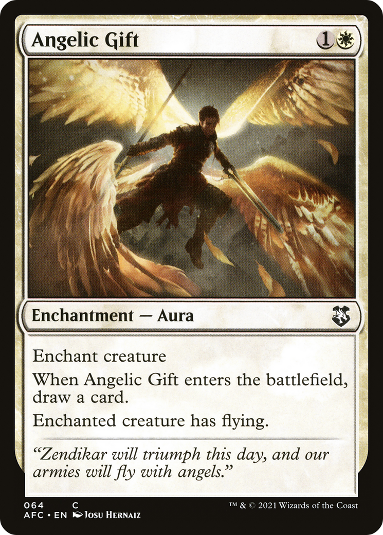 Angelic Gift (AFC-064) [Forgotten Realms Commander]