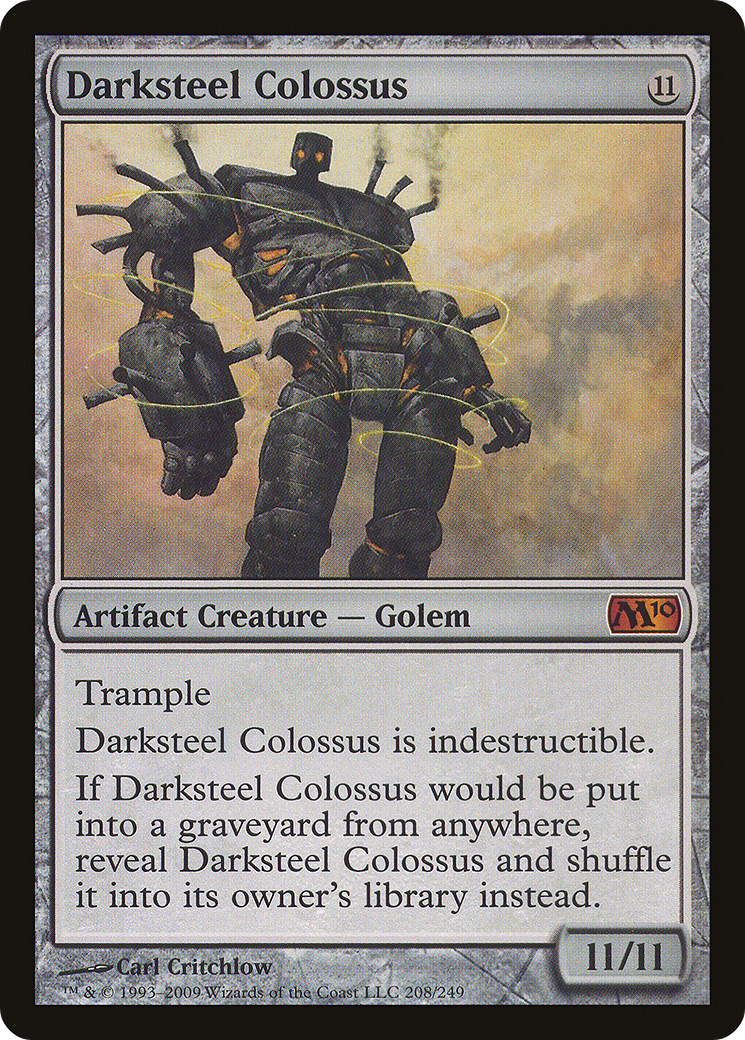 Darksteel Colossus (M10-208) [Magic 2010] Foil
