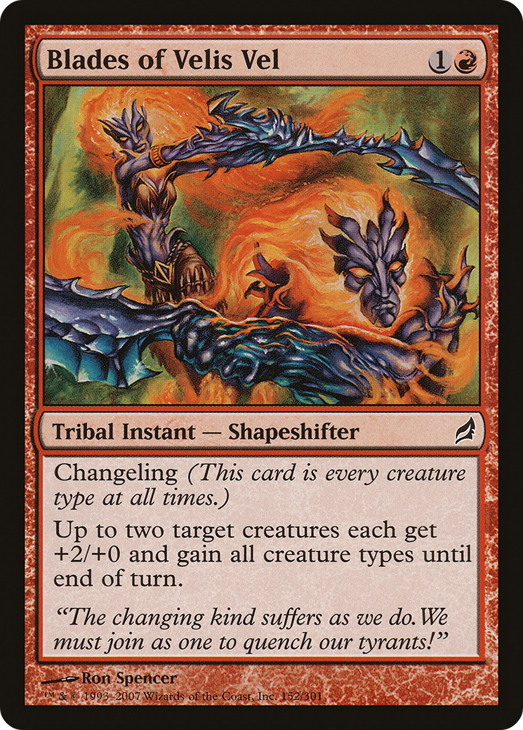 Blades of Velis Vel (LRW-152) [Lorwyn] Foil