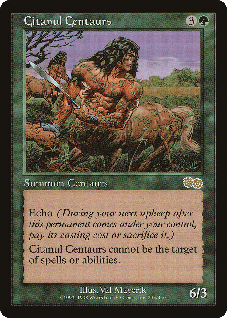 Citanul Centaurs (USG-243) [Urza's Saga]