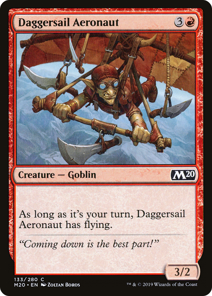Daggersail Aeronaut (M20-133) [Core Set 2020] Foil