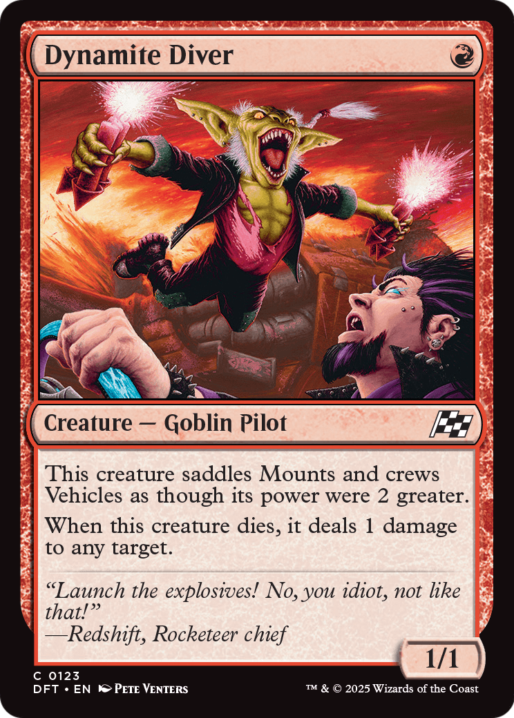 Dynamite Diver (DFT-123) [Aetherdrift] Foil