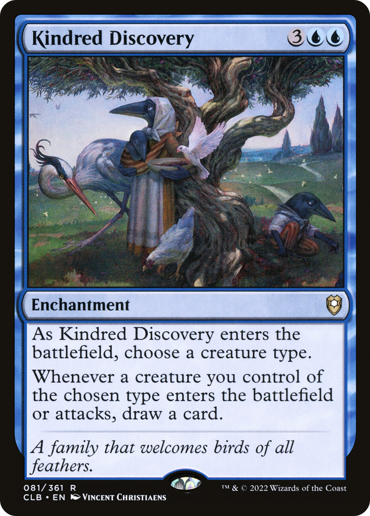 Kindred Discovery (CLB-081) [Commander Legends: Battle for Baldur's Gate] Foil