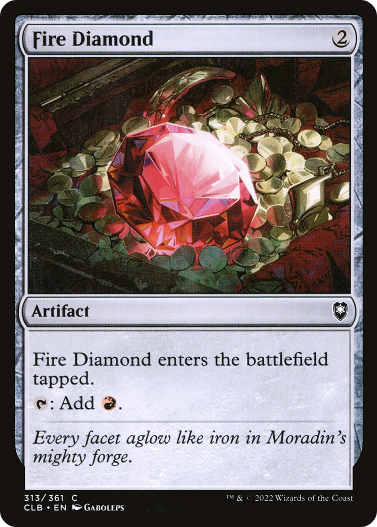 Fire Diamond (CLB-313) [Commander Legends: Battle for Baldur's Gate]