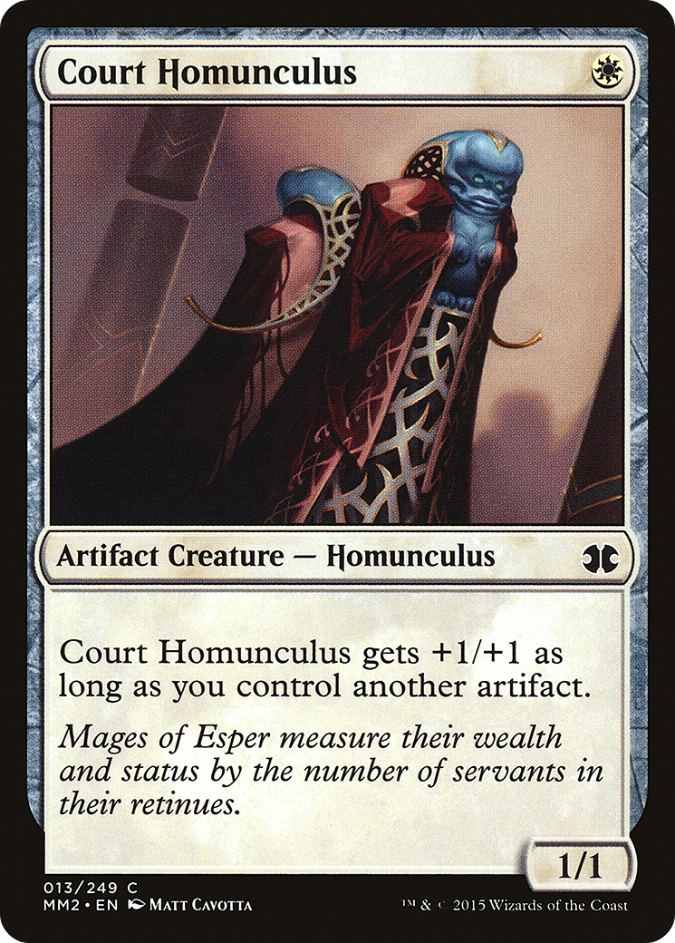Court Homunculus (MM2-013) [Modern Masters 2015]