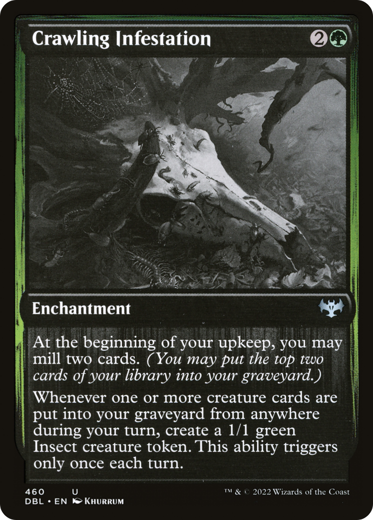 Crawling Infestation (DBL-460) [Innistrad: Double Feature] Foil