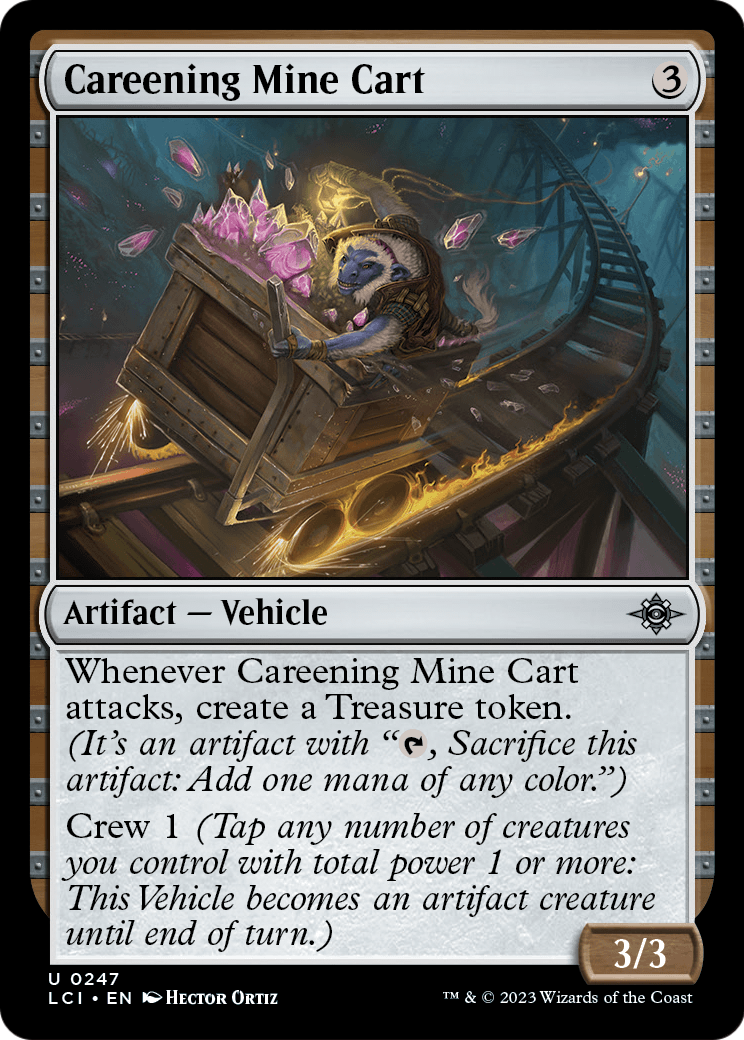 Careening Mine Cart (LCI-247) [The Lost Caverns of Ixalan]