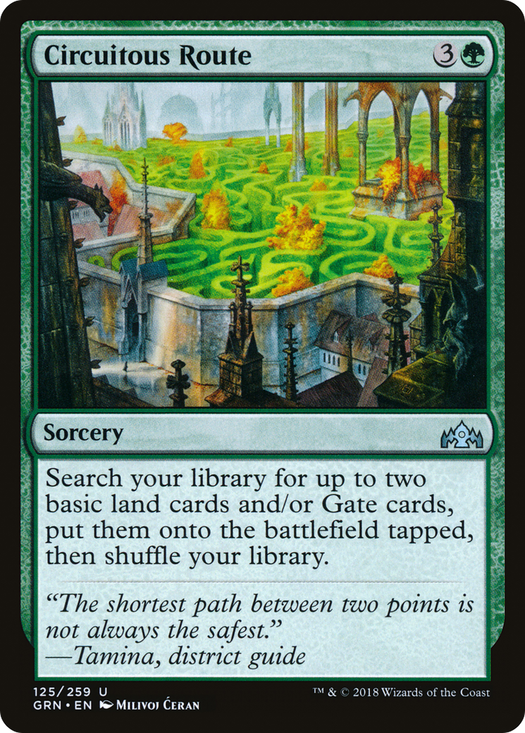 Circuitous Route (GRN-125) [Guilds of Ravnica]
