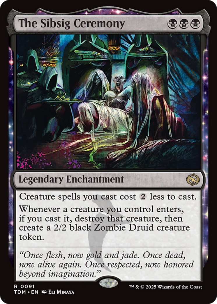 The Sibsig Ceremony (TDM-091) [Tarkir: Dragonstorm] Foil