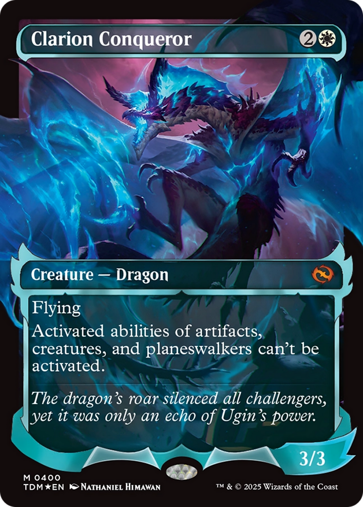 Clarion Conqueror (Showcase) (TDM-400) [Tarkir: Dragonstorm] Foil