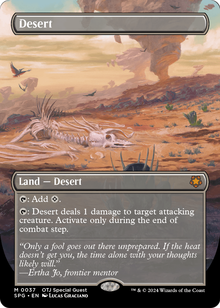 Desert (Borderless) (SPG-037) [Special Guests] Foil