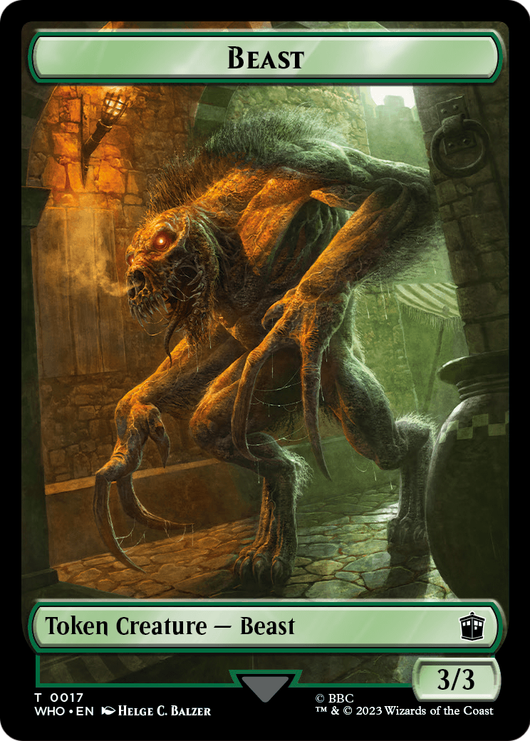 Beast (TWHO-017) [Doctor Who Tokens]