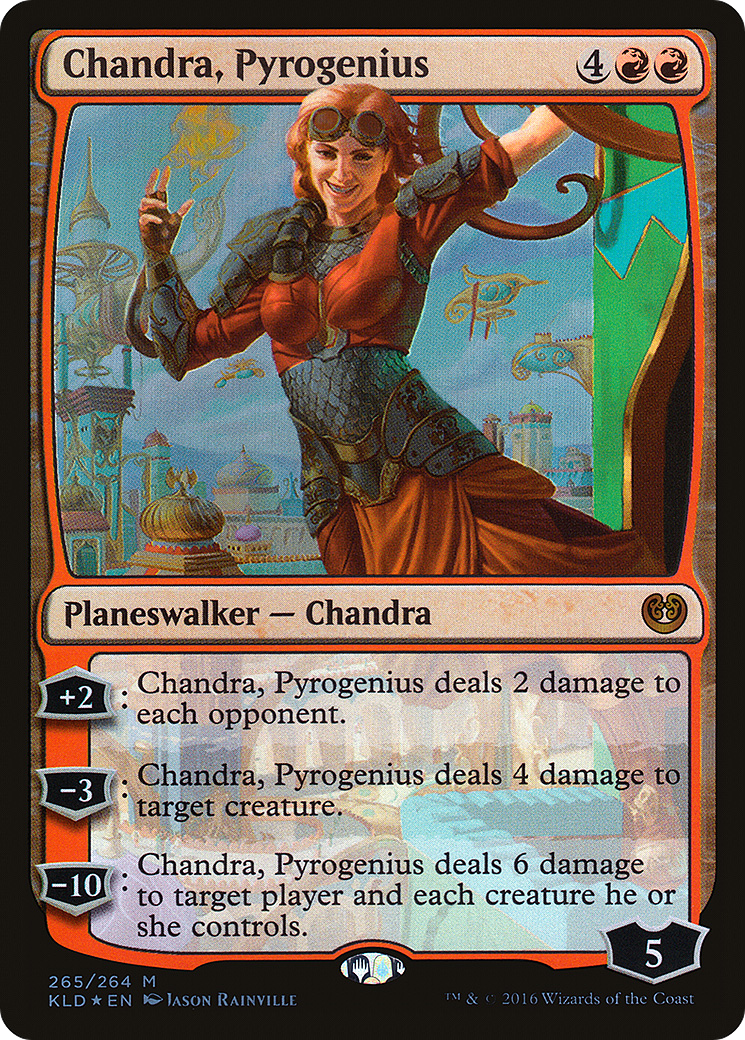 Chandra, Pyrogenius (KLD-265) [Kaladesh] Foil
