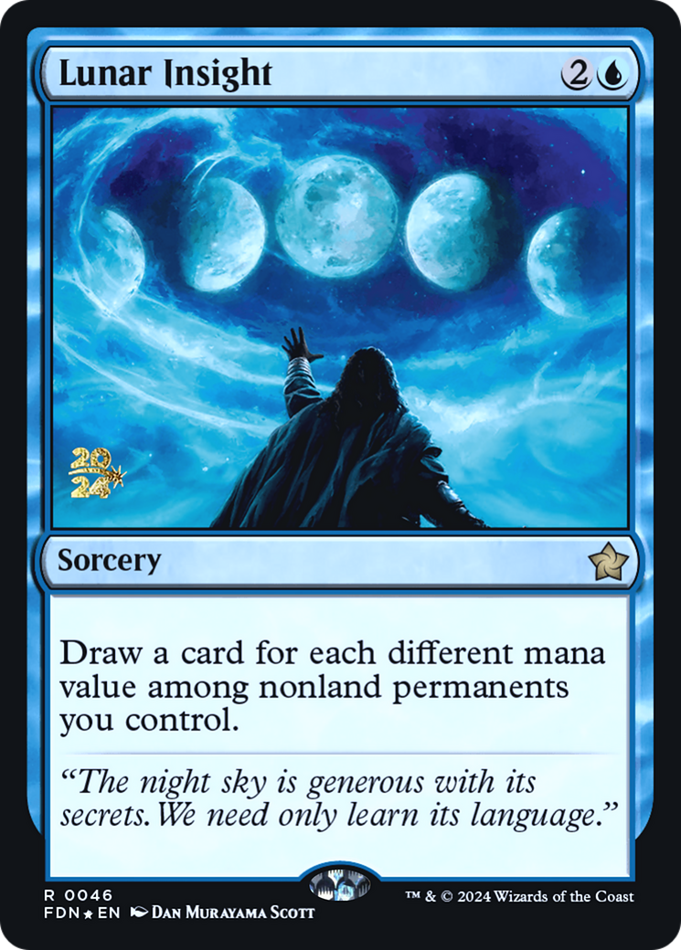 Lunar Insight (PRE-046) [Foundations Promos] Foil