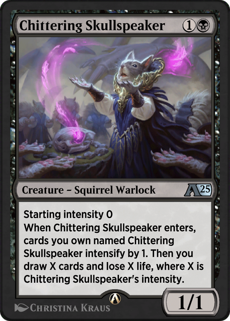 Chittering Skullspeaker (YBLB-009) [Alchemy: Bloomburrow]