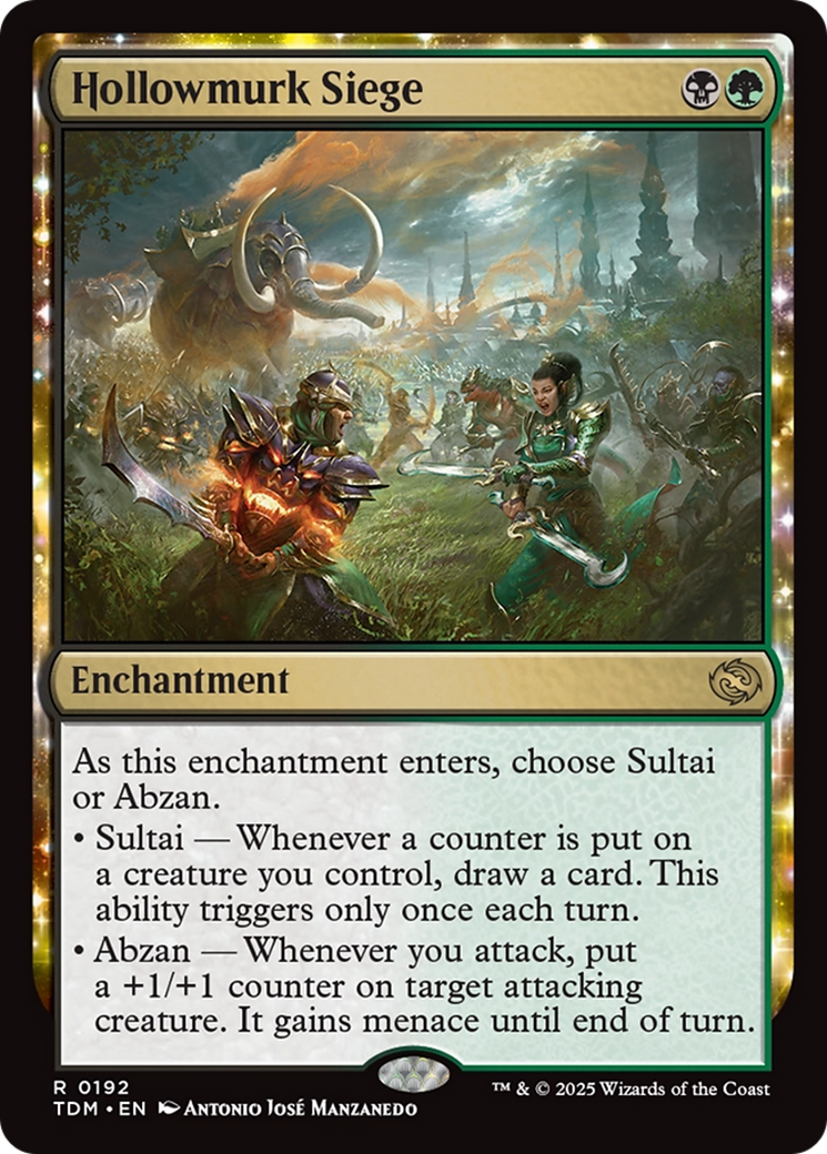 Hollowmurk Siege (TDM-192) [Tarkir: Dragonstorm]