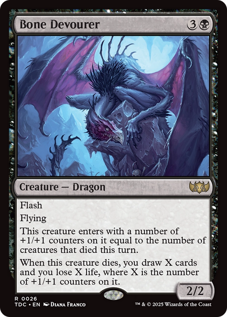 Bone Devourer (TDC-026) [Commander: Tarkir: Dragonstorm]