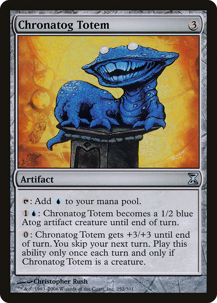 Chronatog Totem (TSP-252) [Time Spiral] Foil