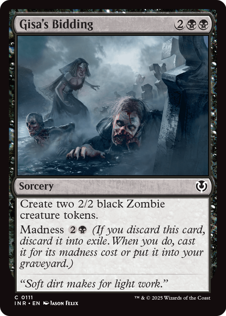 Gisa's Bidding (INR-111) [Innistrad Remastered]