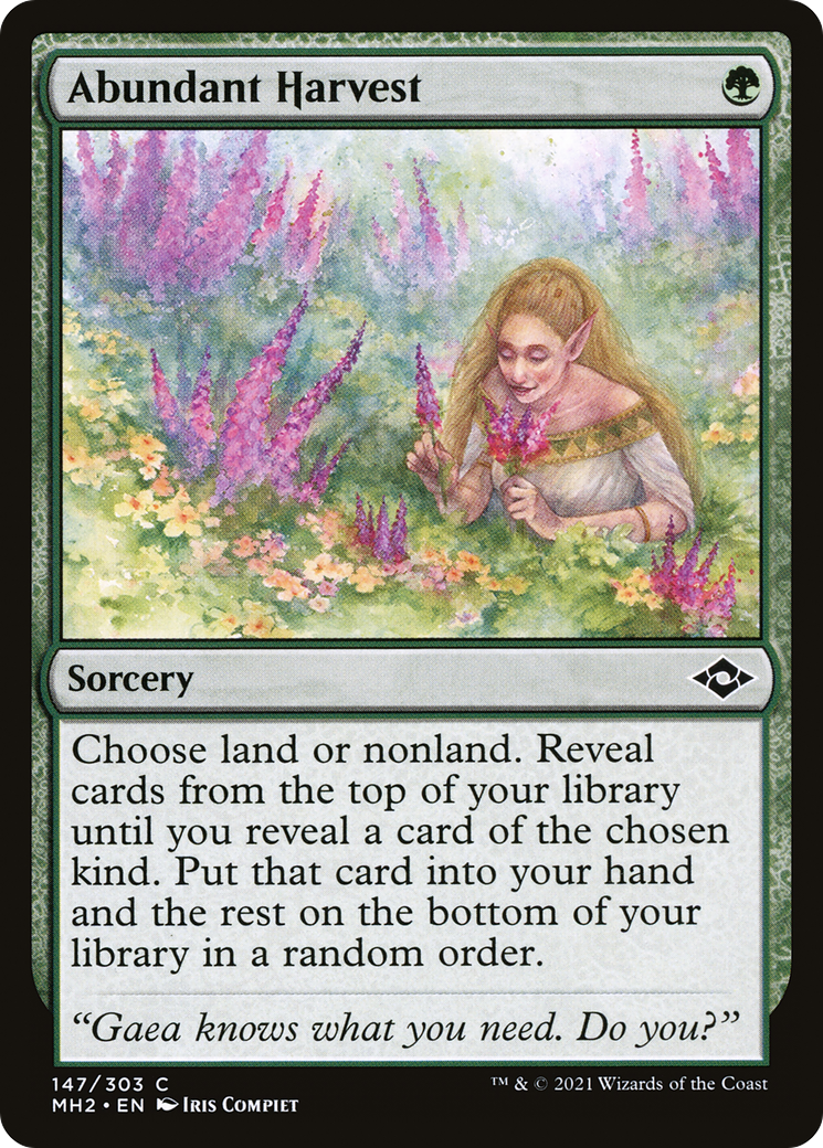 Abundant Harvest (MH2-147) [Modern Horizons 2] Foil