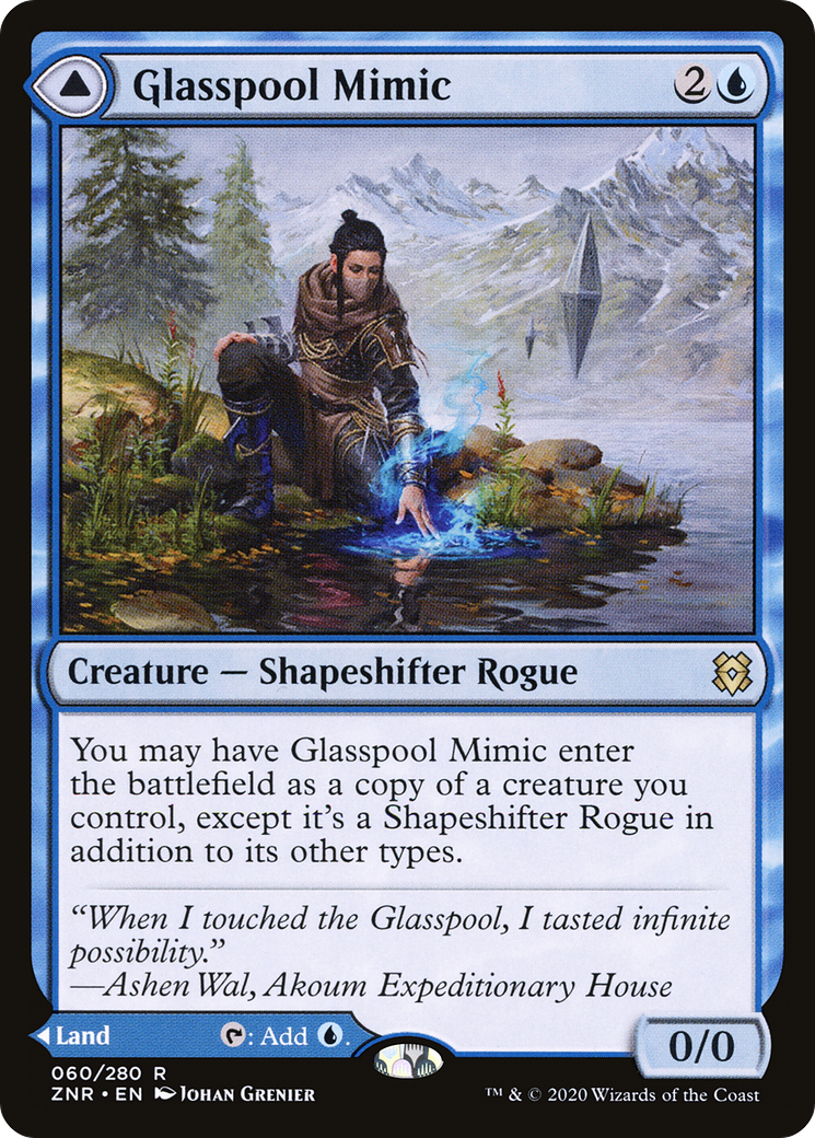 Glasspool Mimic (ZNR-060) [Zendikar Rising]