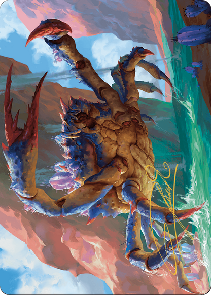 Canyon Crab // Canyon Crab (AOTJ-004) (Borderless) [Outlaws of Thunder Junction Art Series]