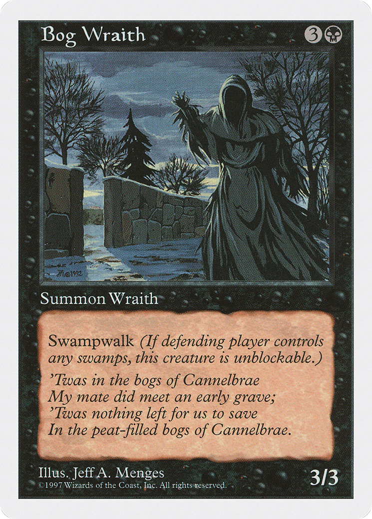 Bog Wraith (5ED-147) [Fifth Edition]