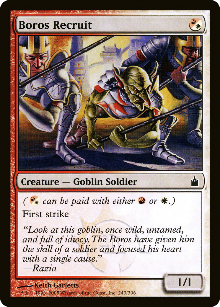 Boros Recruit (RAV-243) [Ravnica: City of Guilds]